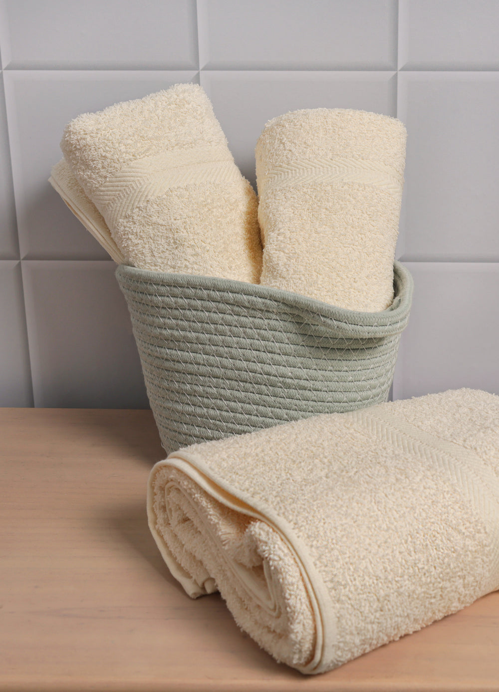 Toalla TRU color crema 380 Gr