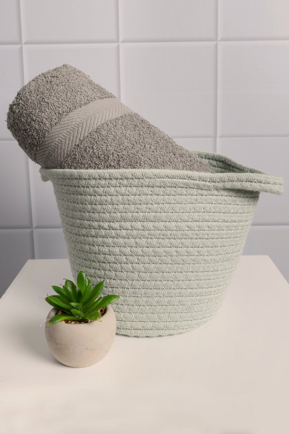 Toalla TRU color plateado 380 Gr