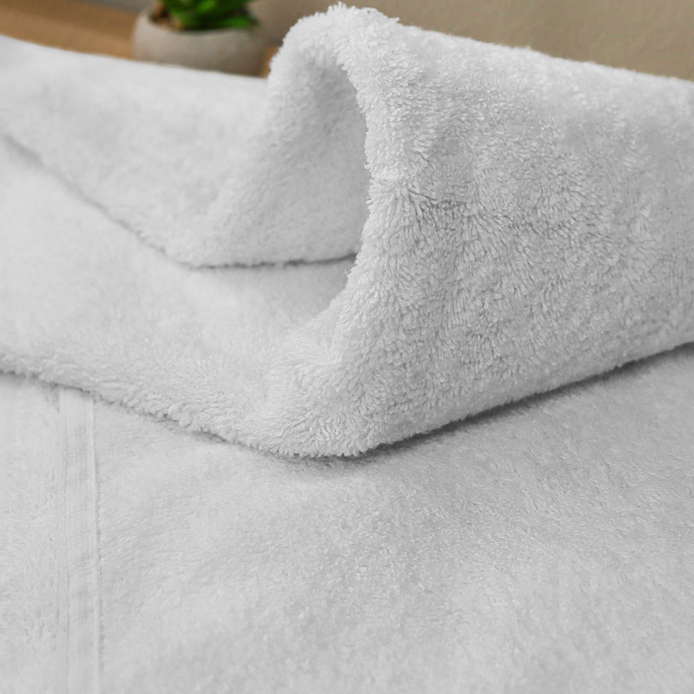 Institutional White Body Semi-Beach Towel 591 Gsm