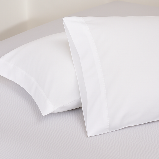 Pillowcase Set X 2 - 144 Thread Count White