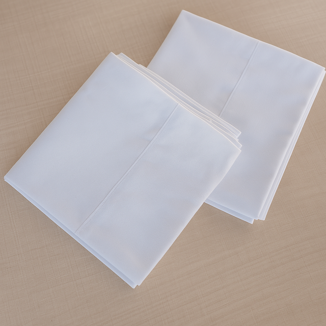 Pillowcase Set X 2 - 144 Thread Count White