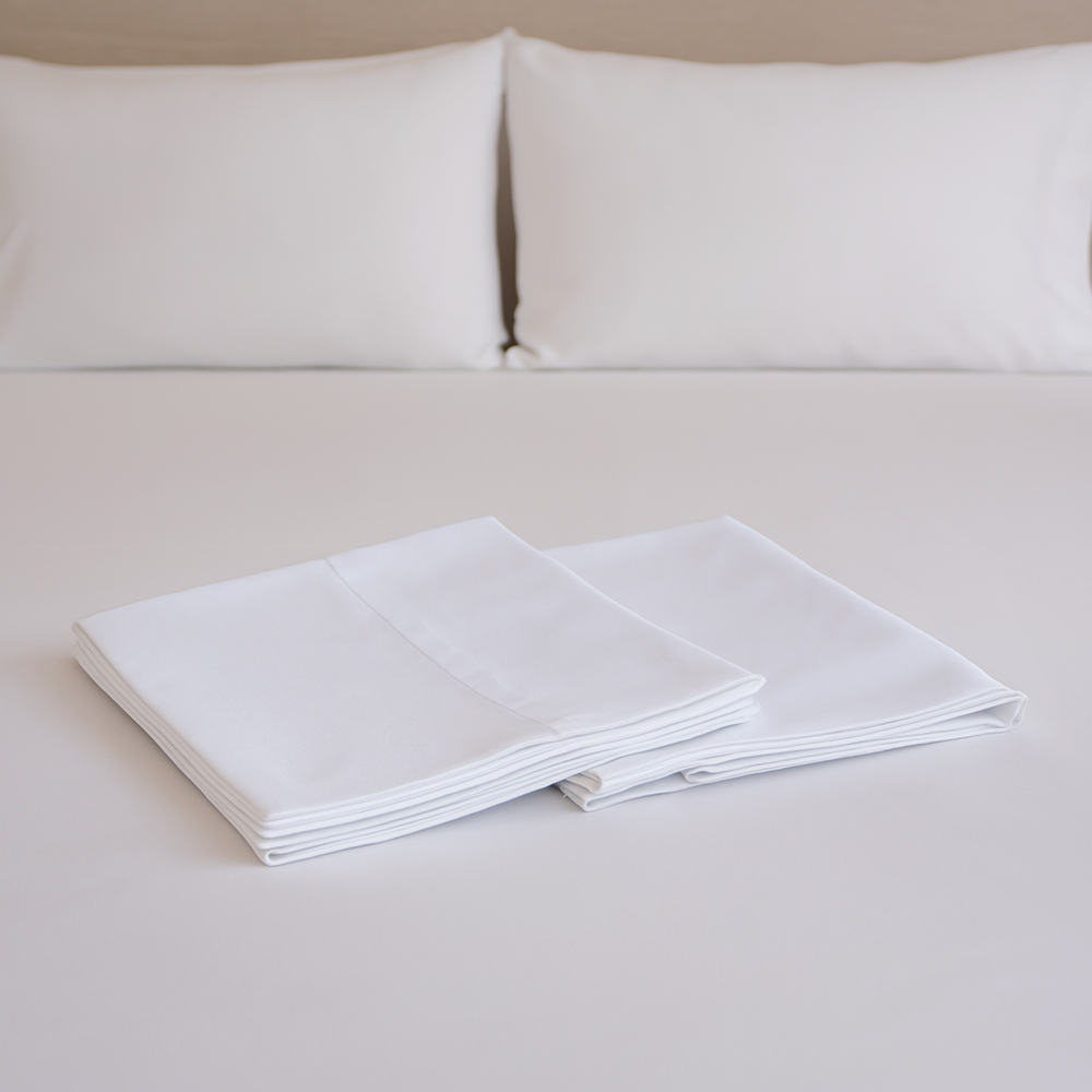 Pillowcase Set X 2 - 144 Thread Count White