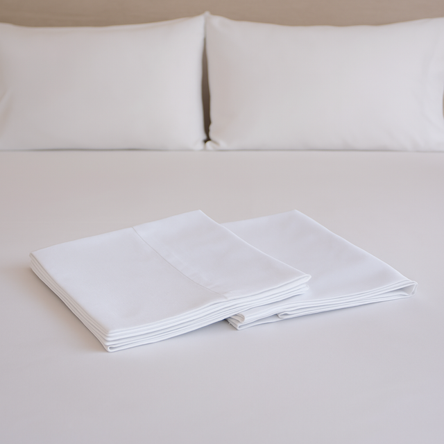 Pillowcase Set X 2 - 144 Thread Count White