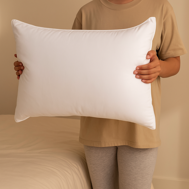 Almohada Fibra Siliconada Con Funda De Microfibra 50X70