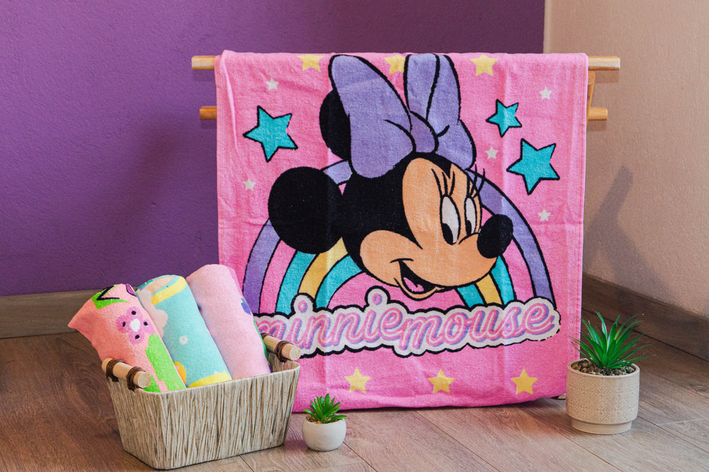 Toalla Infantil de Cuerpo Estampado Minnie