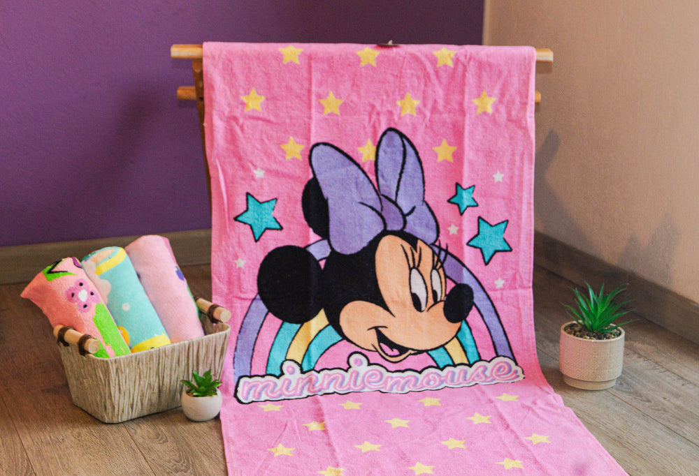 Toalla Infantil de Cuerpo Estampado Minnie