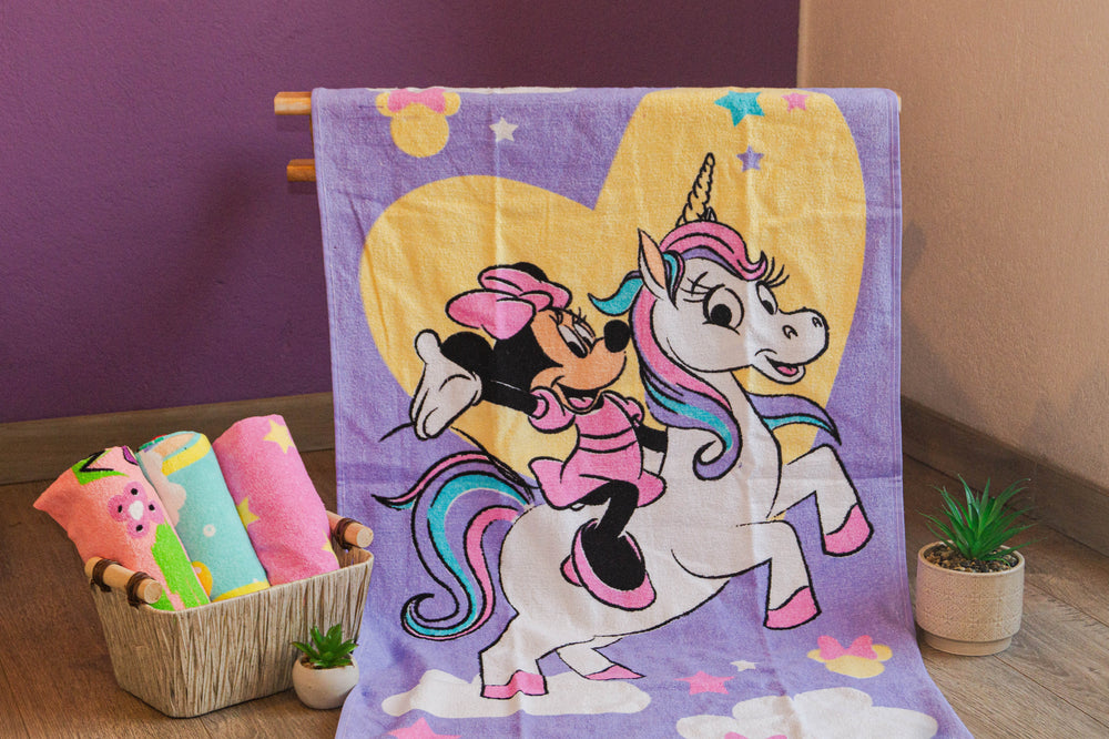 Toalla Infantil de Cuerpo Estampado Minnie