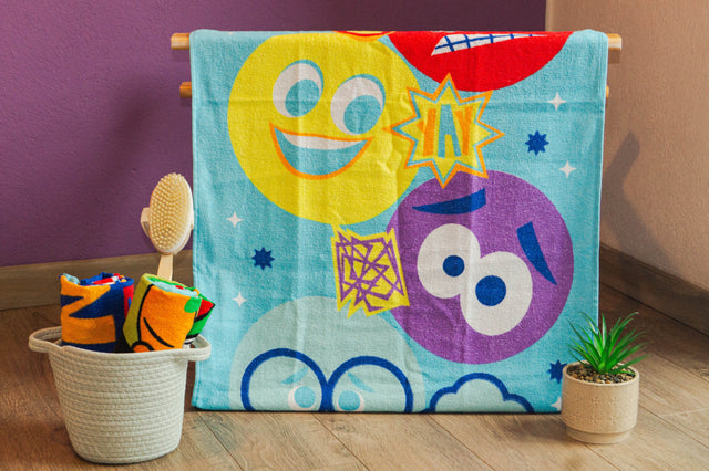 Toalla Infantil de Cuerpo Estampado Intensamente Niño