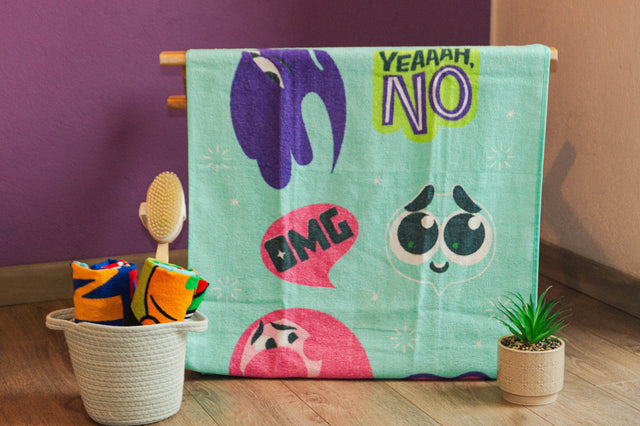 Toalla Infantil de Cuerpo Estampado Intensamente Niño