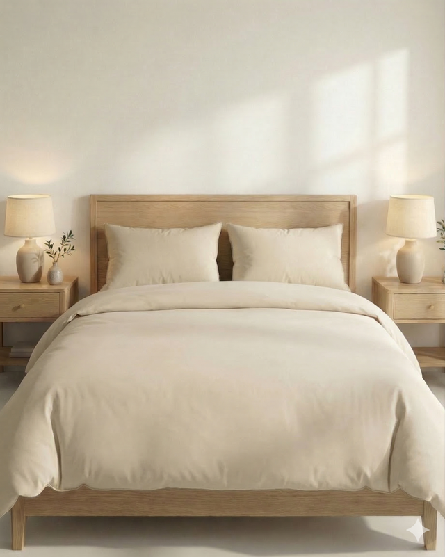 Duvet o Forro de Plumon 250 Hilos Beige