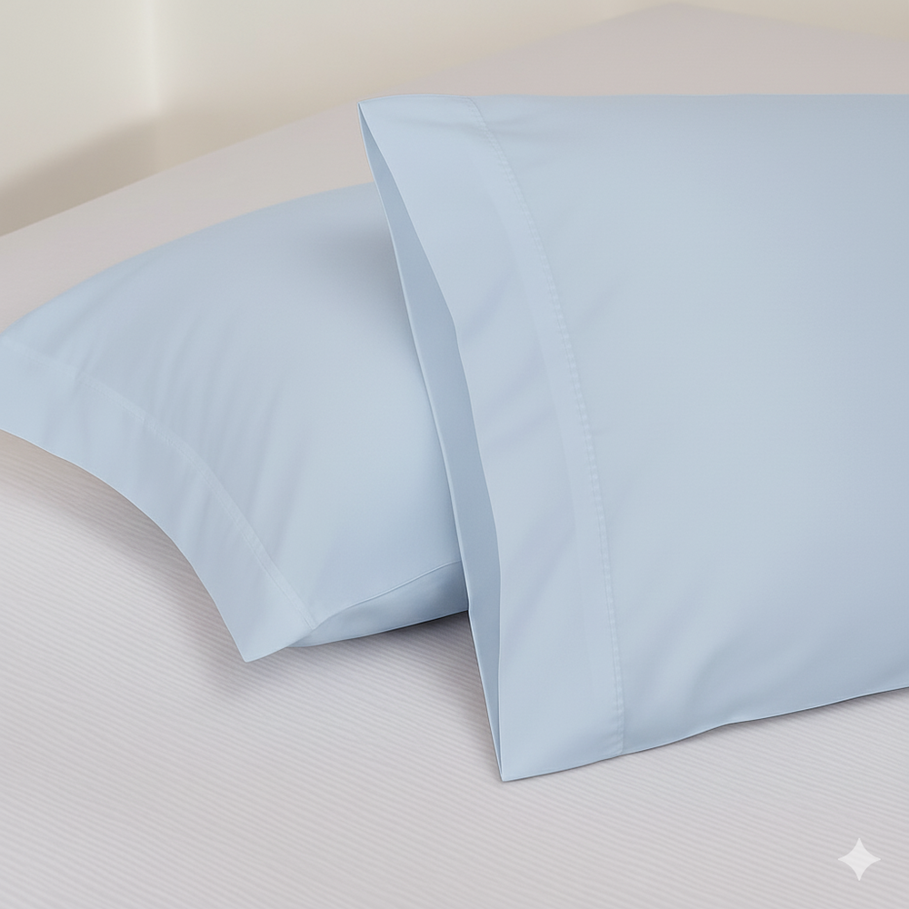 Funda Almohada Set X 2 - 250 Hilos Azul