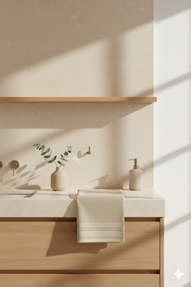 Toalla TRU color beige 450 Gr