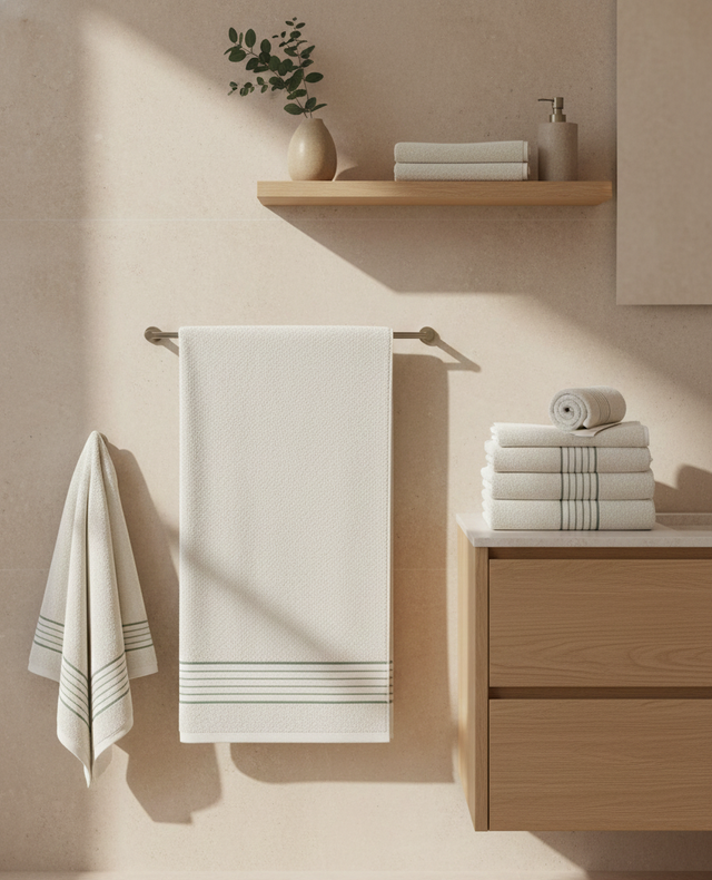 Toalla TRU color crema 450 Gr