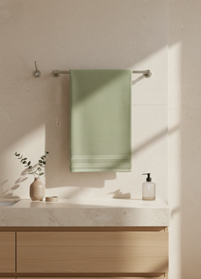 Toalla TRU color verde 450 Gr