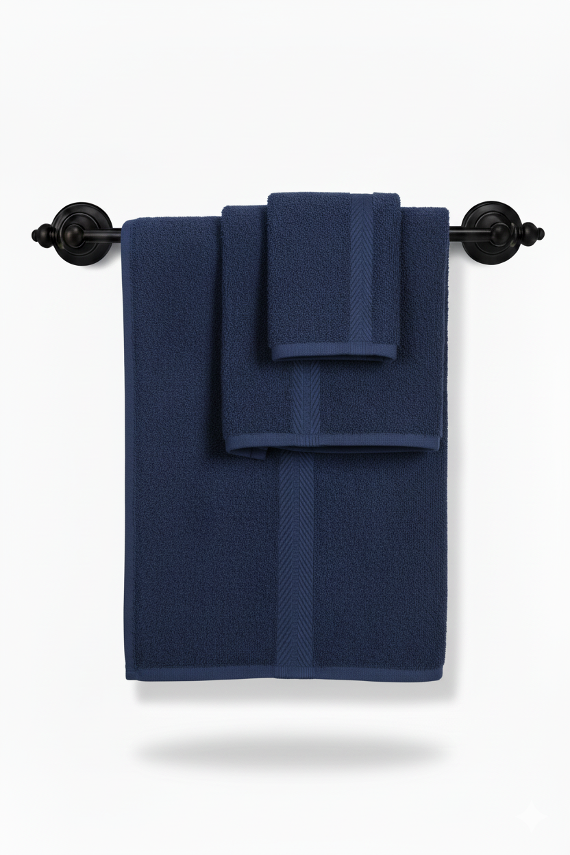 Toalla TRU color azul oscuro 380 Gr