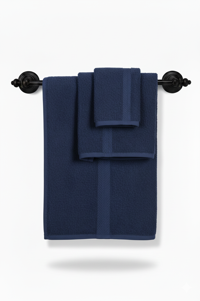 Toalla TRU color azul oscuro 380 Gr