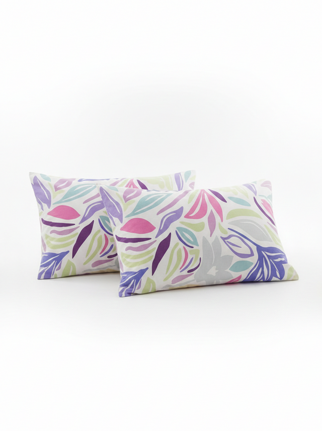 Juego de sábanas 144 hilos estampado naranja