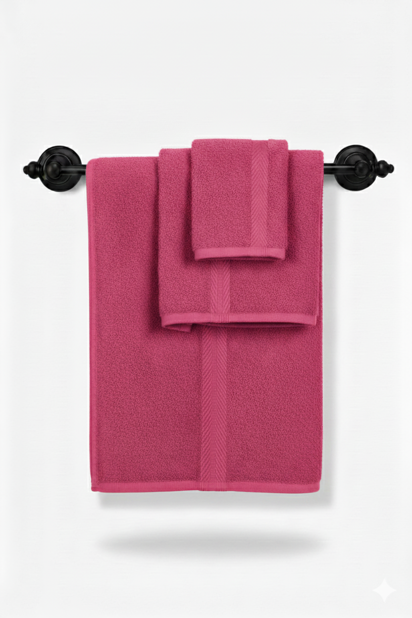 Toalla TRU color rosa 380 Gr