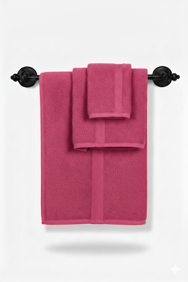 Toalla TRU color rosa 380 Gr