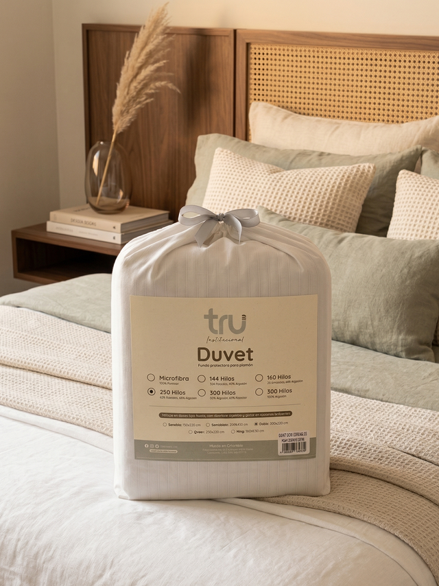 Duvet o Forro de Plumón 250 Hilos Raya