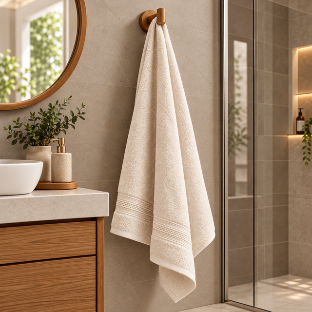 Set X2 Toalla Casa Serena Beige