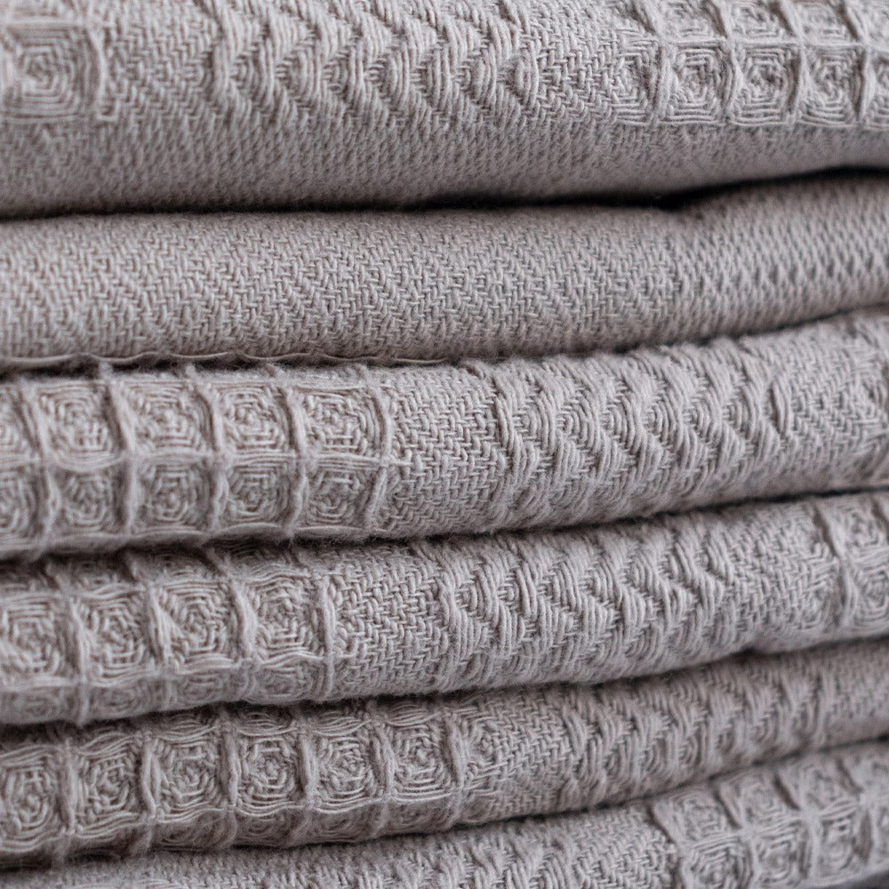 Cookie Blanket 100% Cotton Steel Gray Color
