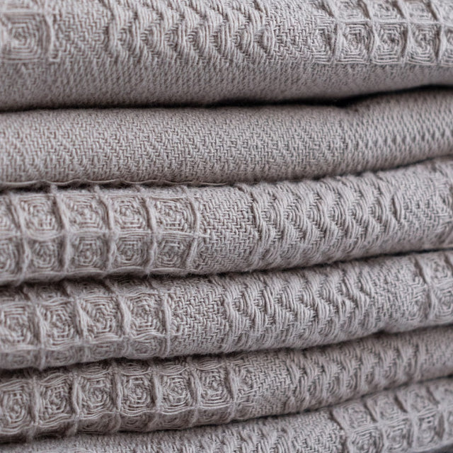 Cookie Blanket 100% Cotton Steel Gray Color