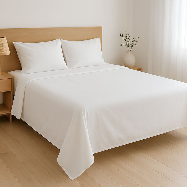 180 Thread Count White Sheet Set