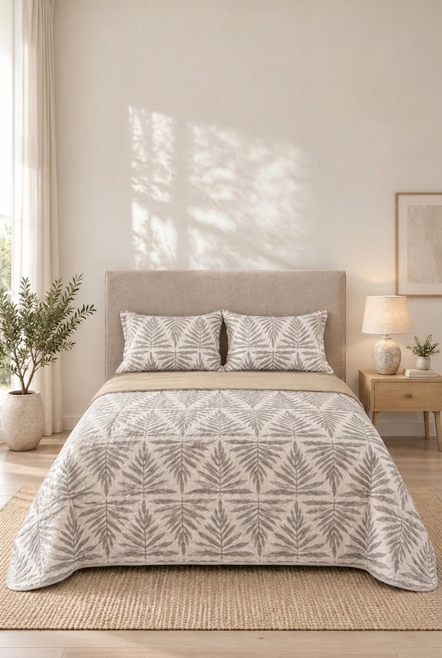 2 Almohadas + Cubrelecho + Sabanas 144 Hilos