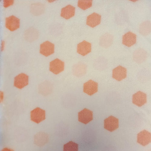 Cobija Flannel Fleece Estampado Colmena