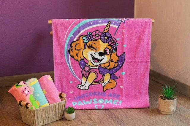 Toalla Infantil de Cuerpo Estampado Skye Unicornio