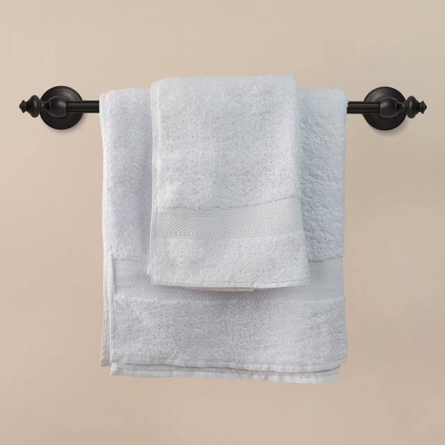 Institutional White Body Semi-Beach Towel 591 Gsm