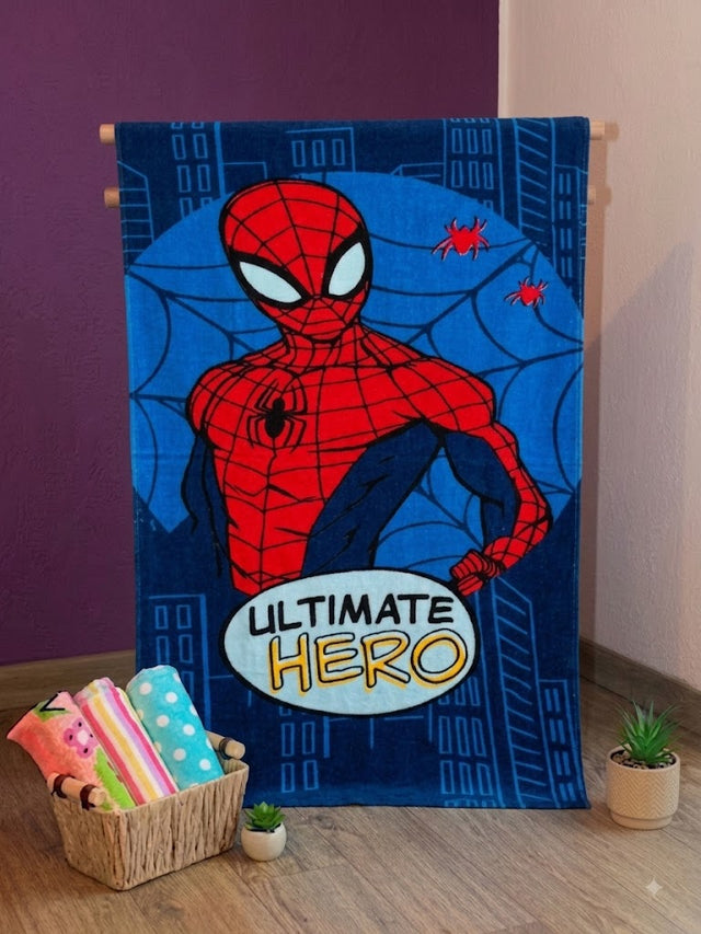 Toalla Infantil de Cuerpo Estampado Spiderman Hero