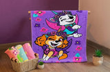 Toalla Infantil de Cuerpo Estampado Sky Flowers