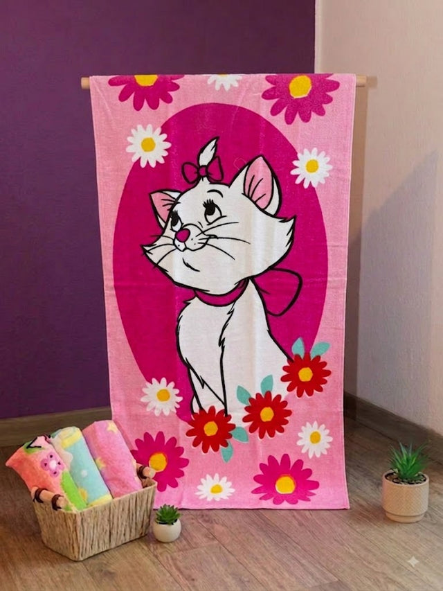 Toalla Infantil de Cuerpo Estampado Marie Flowers