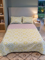 Cubrelecho Tru estampado Adelaida - Doble faz
