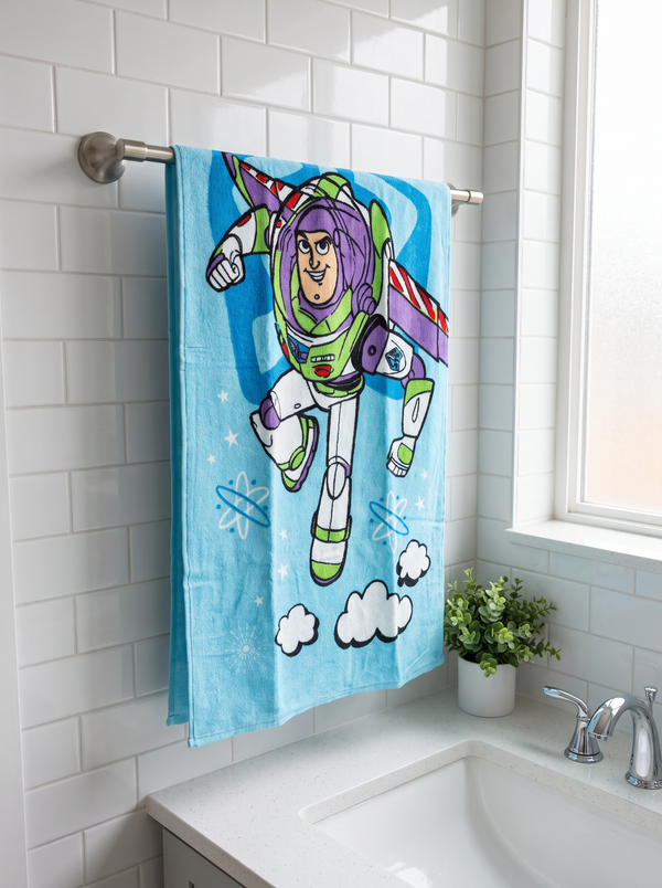 Toalla Infantil de Cuerpo Estampado Buzz Clouds