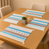 Individuales TRU - Estampado Oasis Tribal x4
