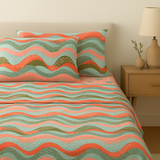 Juego de Sábanas TRU – Microfibra Estampada Senda Floral 80 GRS