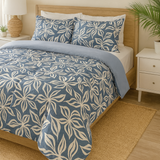 Edredón TRU 144 hilos Floral - Doble Faz