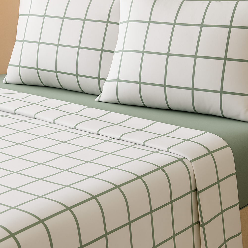 Juego de Sábanas TRU Hogar – Catiónicas Cuadro Zen