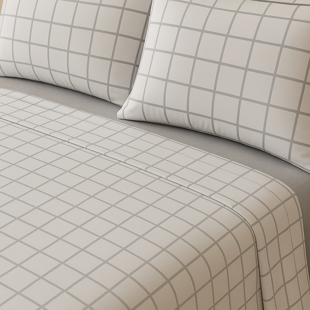 Juego de Sábanas TRU Hogar – Catiónicas Cuadro Zen