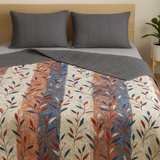 Cubrelecho Tru estampado Gris Oscuro - Doble faz