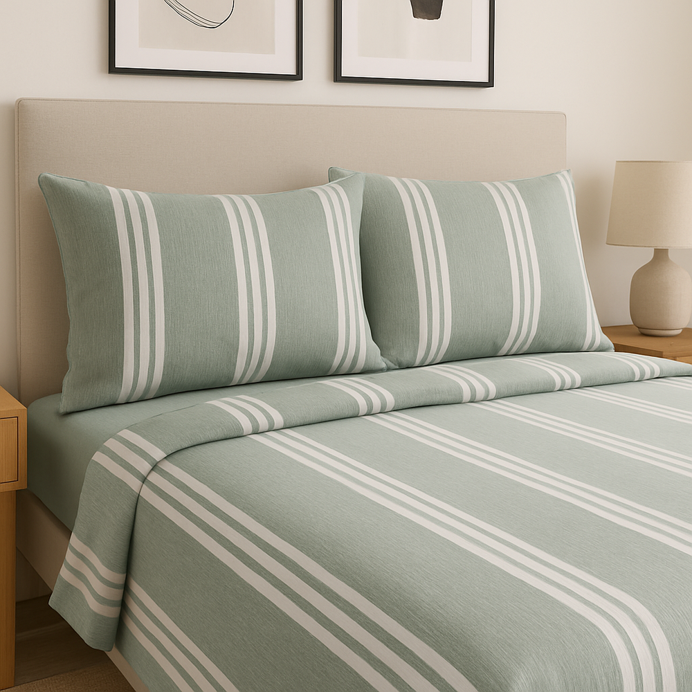 Juego de Sábanas TRU Hogar – Catiónicas líneas dobles