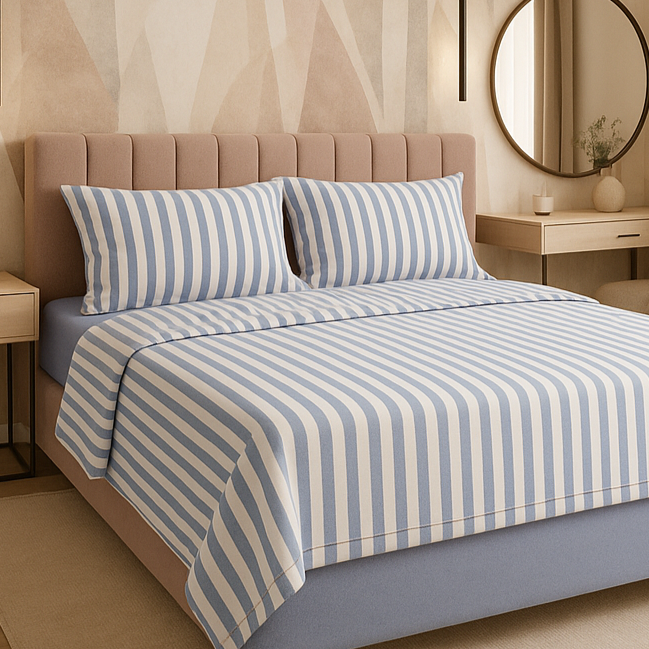 Juego de Sábanas TRU Hogar – Catiónicas Líneas bold