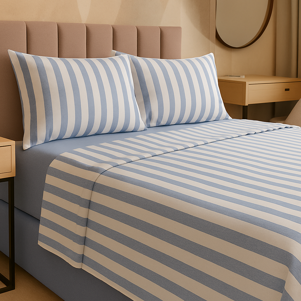 Juego de Sábanas TRU Hogar – Catiónicas Líneas bold