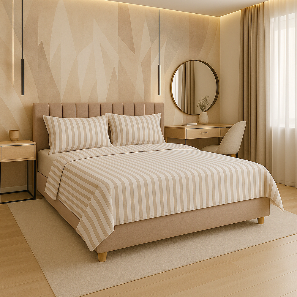 Juego de Sábanas TRU Hogar – Catiónicas Líneas bold