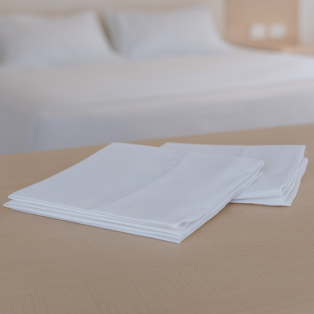 Pillowcase Set X 2 - 144 Thread Count White