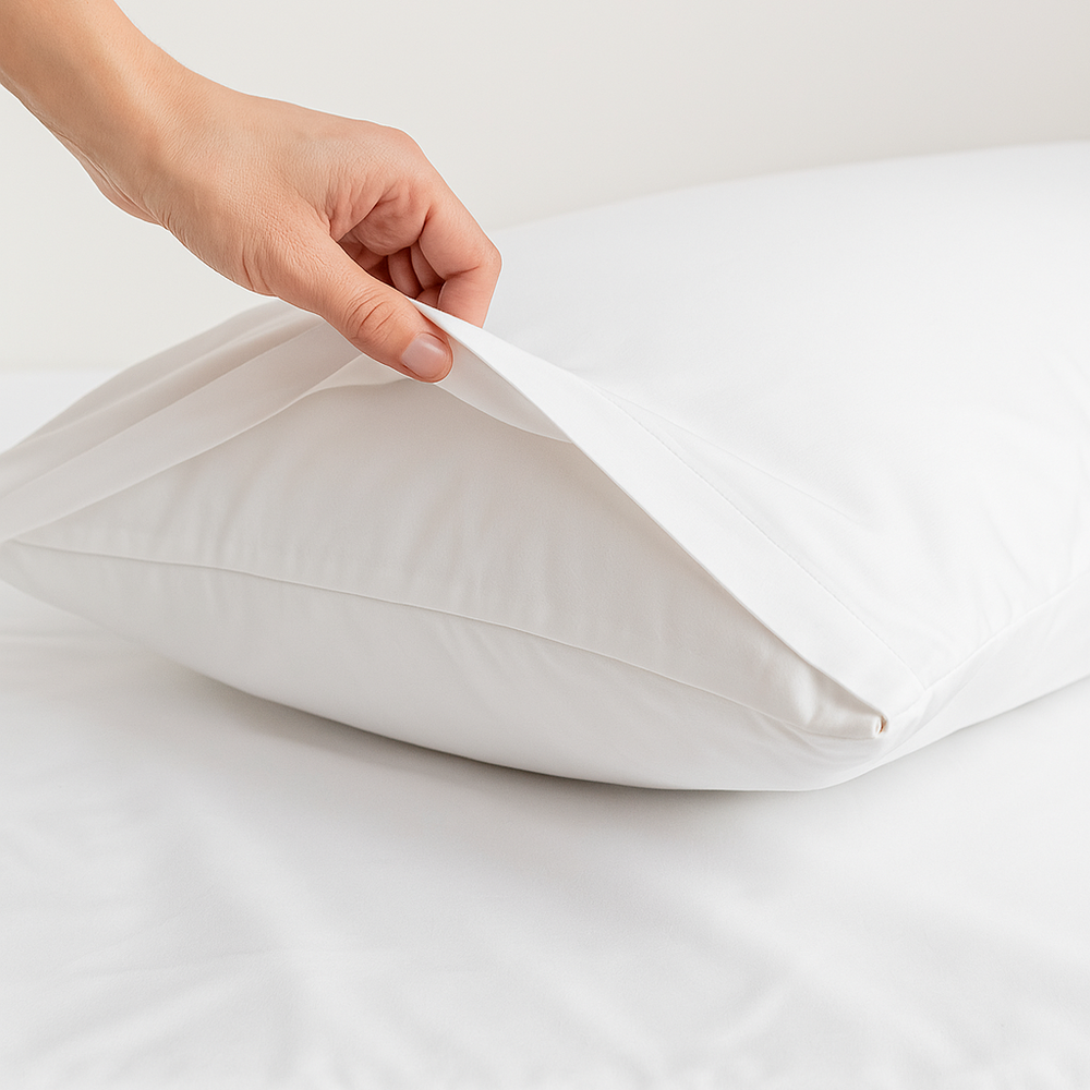 Funda Almohada – 180 Hilos Blanco