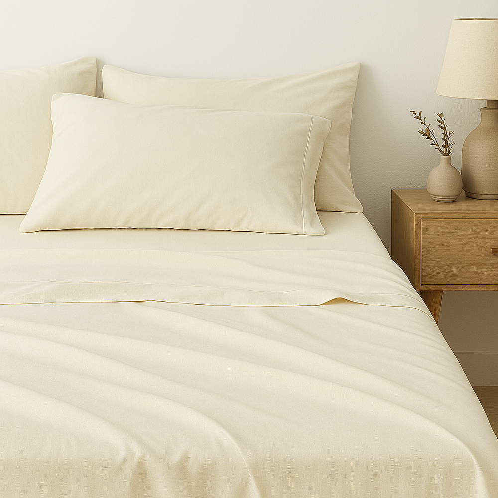 Juego de sábana 144 hilos Unicolor